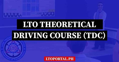 Reviewer2023 LTO Theoretical Driving Course (TDC) Exam.